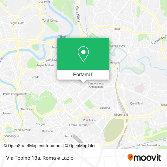 Mappa Via Topino  13a