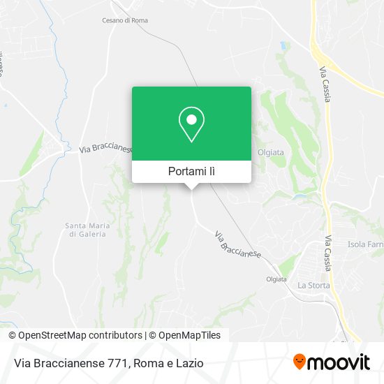 Mappa Via Braccianense 771