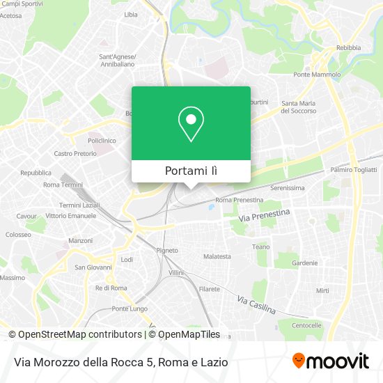 Mappa Via Morozzo della Rocca  5