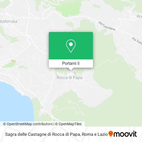 Mappa Sagra delle Castagne di Rocca di Papa