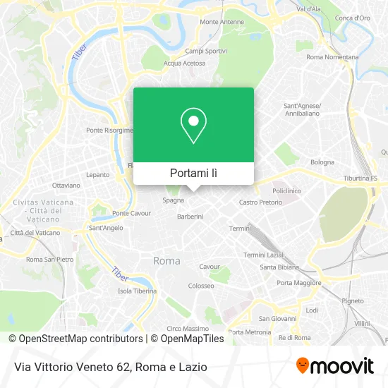 Mappa Via Vittorio Veneto  62