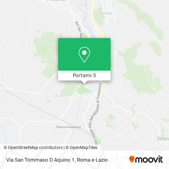 Mappa Via San Tommaso D Aquino  1