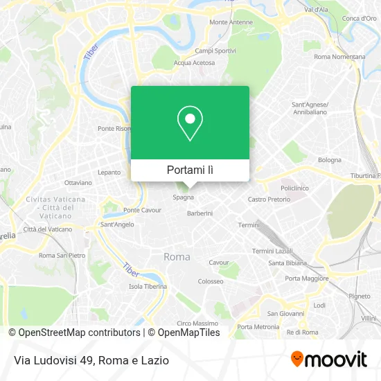 Mappa Via Ludovisi  49