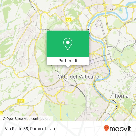 Mappa Via Rialto  39