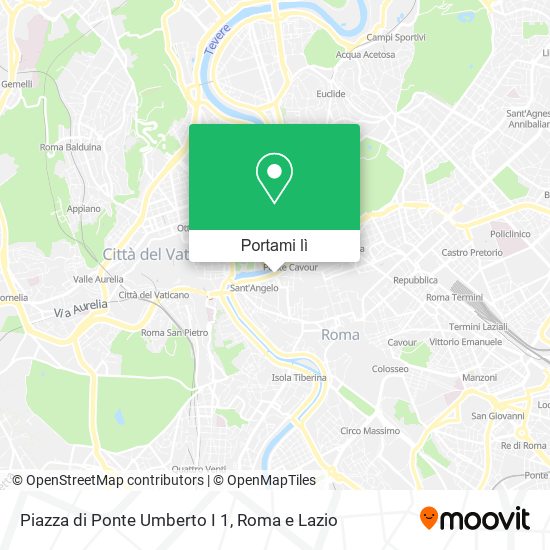 Mappa Piazza di Ponte Umberto I  1