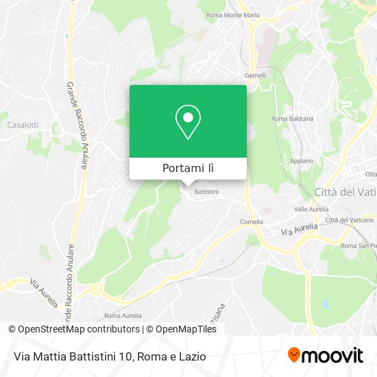 Mappa Via Mattia Battistini  10