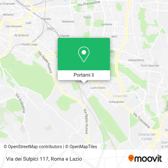 Mappa Via dei Sulpici  117