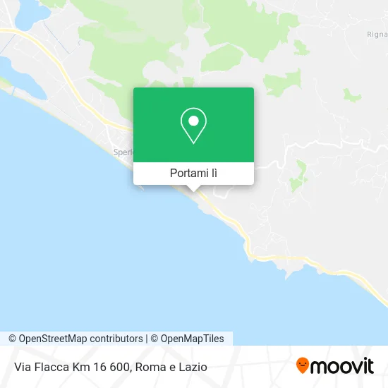 Mappa Via Flacca Km 16 600