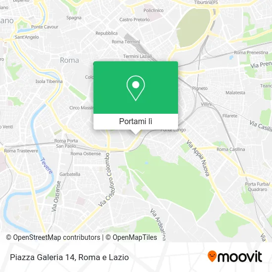 Mappa Piazza Galeria  14