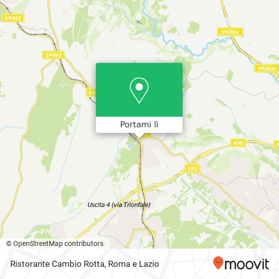 Mappa Ristorante Cambio Rotta