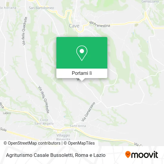 Mappa Agriturismo Casale Bussoletti