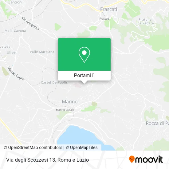 Mappa Via degli Scozzesi 13