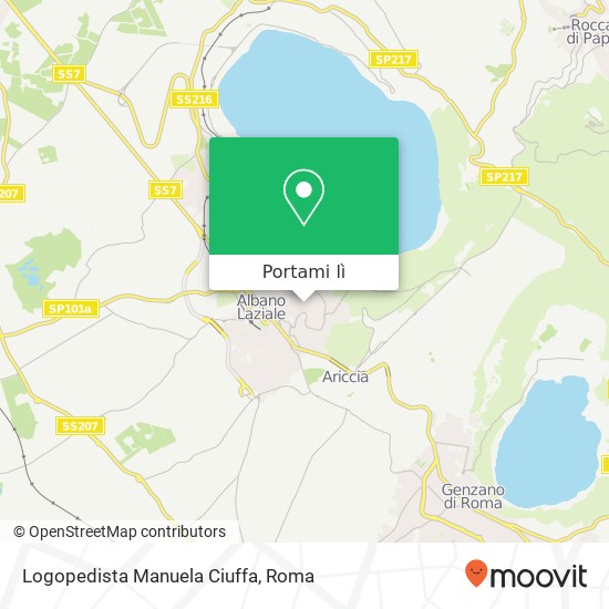 Mappa Logopedista Manuela Ciuffa