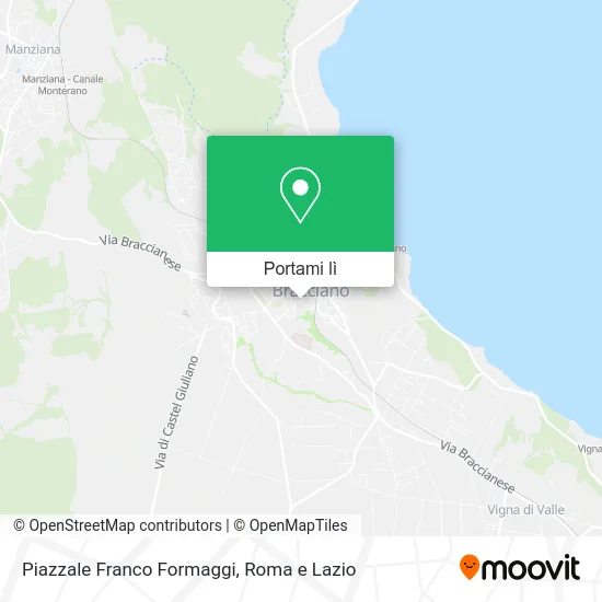 Mappa Piazzale Franco Formaggi