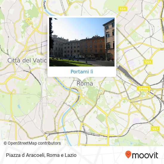 Mappa Piazza d Aracoeli