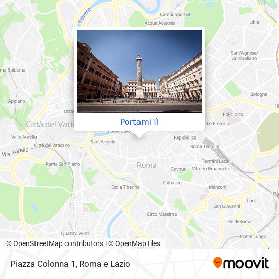 Mappa Piazza Colonna 1