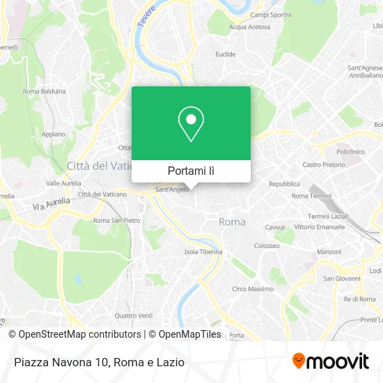 Mappa Piazza Navona 10
