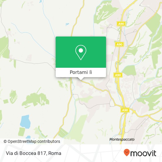 Mappa Via di Boccea  817