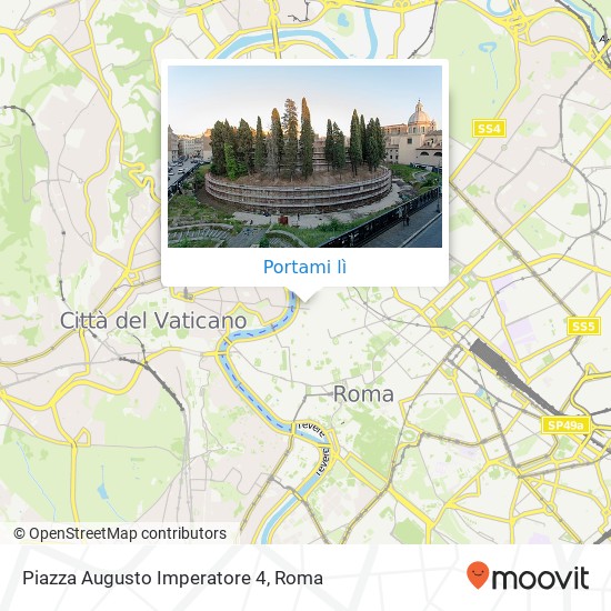 Mappa Piazza Augusto Imperatore  4