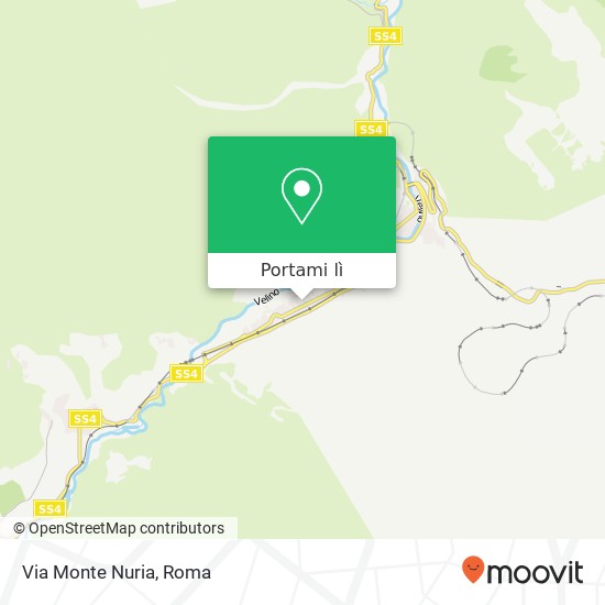 Mappa Via Monte Nuria