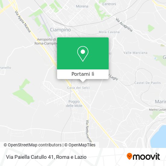 Mappa Via Paiella Catullo 41