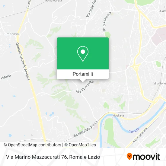 Mappa Via Marino Mazzacurati  76