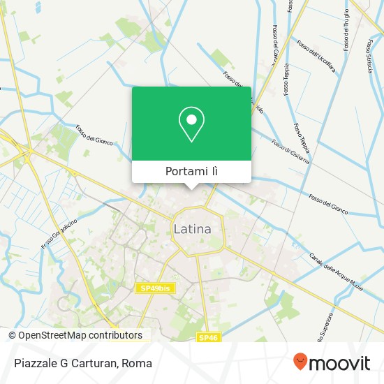 Mappa Piazzale G  Carturan