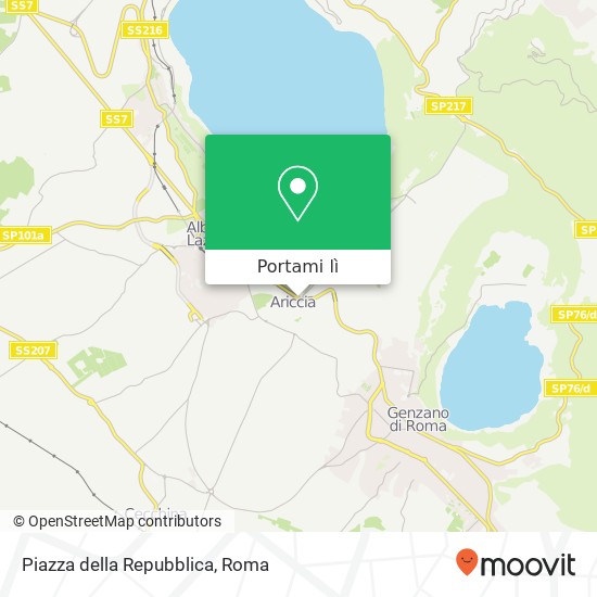 Mappa Piazza della Repubblica