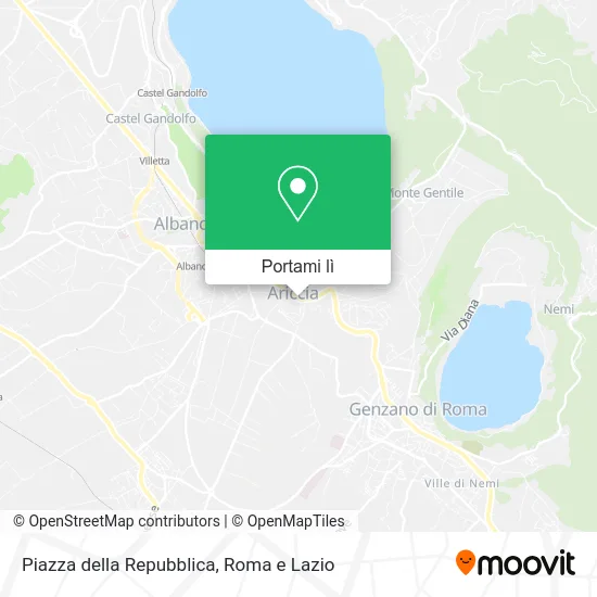Mappa Piazza della Repubblica