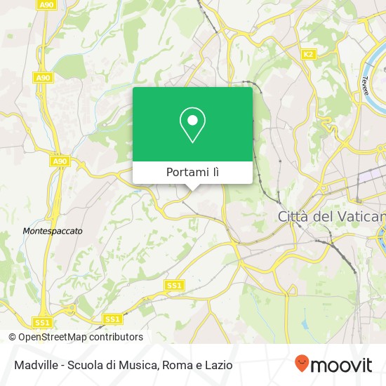 Mappa Madville - Scuola di Musica