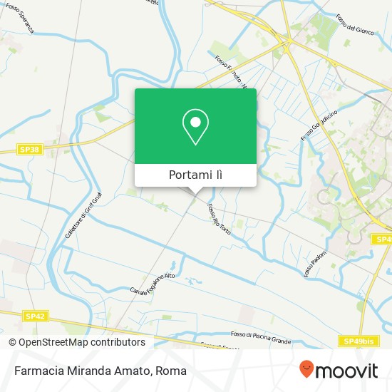 Mappa Farmacia Miranda Amato