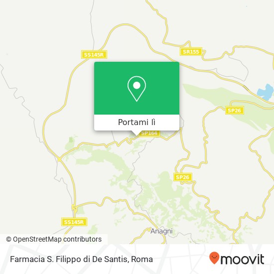 Mappa Farmacia S. Filippo di De Santis