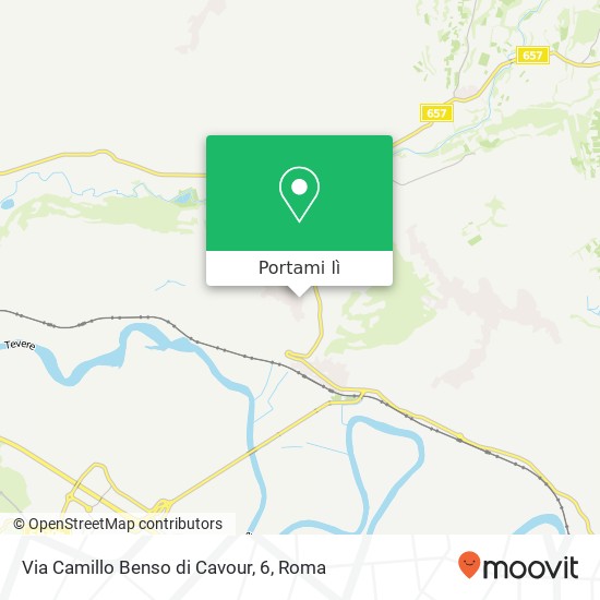Mappa Via Camillo Benso di Cavour, 6