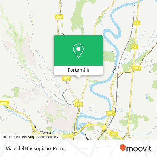 Mappa Viale del Bassopiano