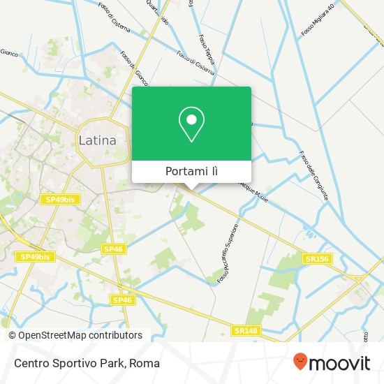 Mappa Centro Sportivo Park