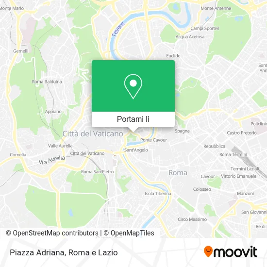 Mappa Piazza Adriana