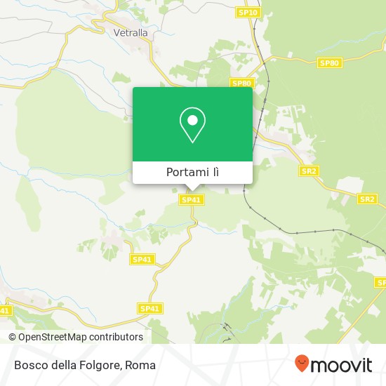 Mappa Bosco della Folgore