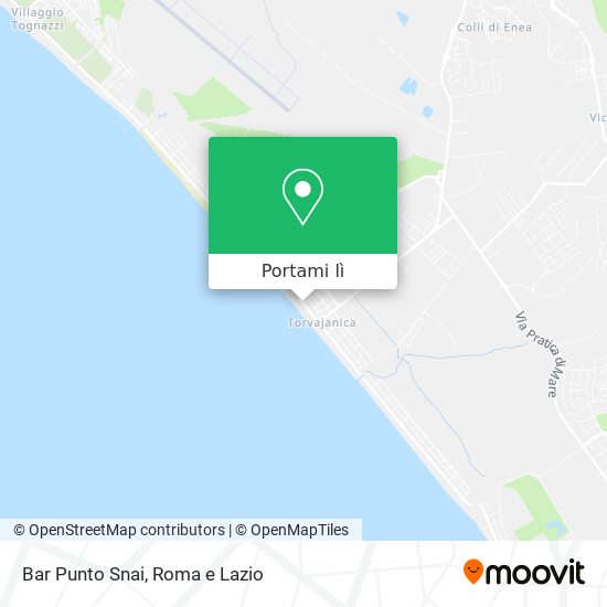 Mappa Bar Punto Snai