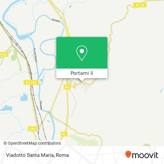 Mappa Viadotto Santa Maria