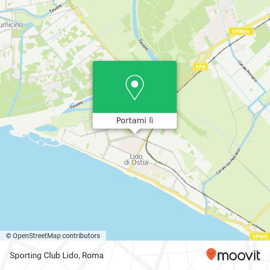 Mappa Sporting Club Lido