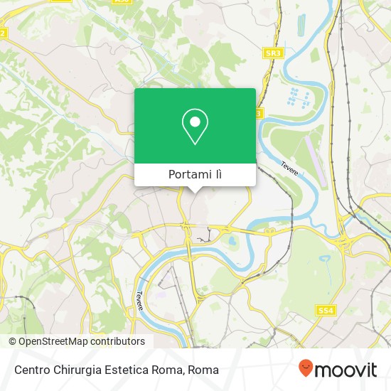 Mappa Centro Chirurgia Estetica Roma