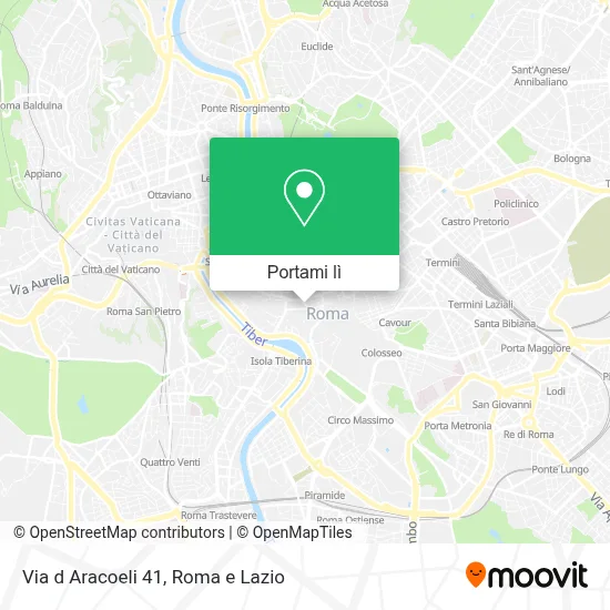 Mappa Via d Aracoeli  41