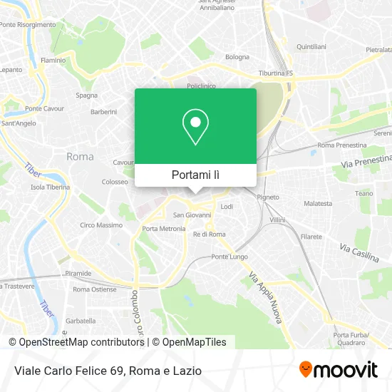 Mappa Viale Carlo Felice  69