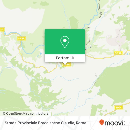 Mappa Strada Provinciale Braccianese Claudia