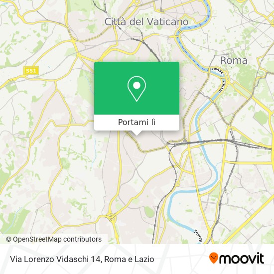 Mappa Via Lorenzo Vidaschi  14