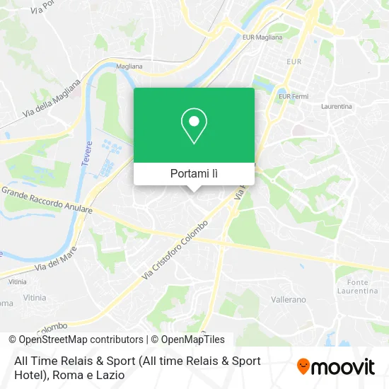 Mappa All Time Relais & Sport (All time Relais & Sport Hotel)