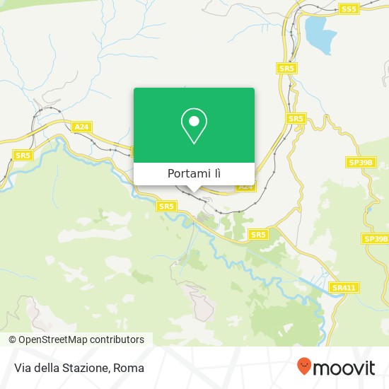 Mappa Via della Stazione