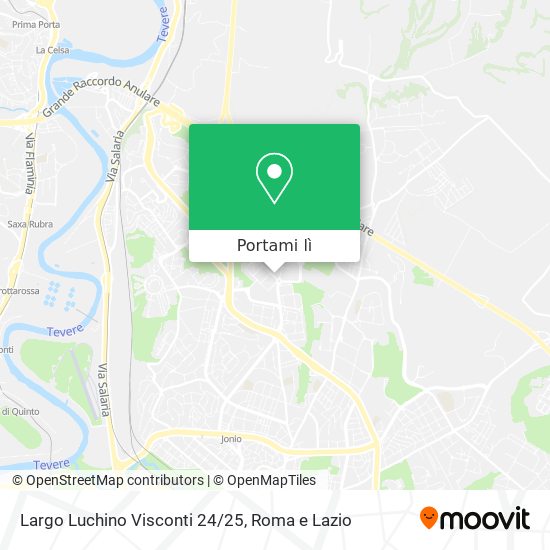 Mappa Largo Luchino Visconti 24/25