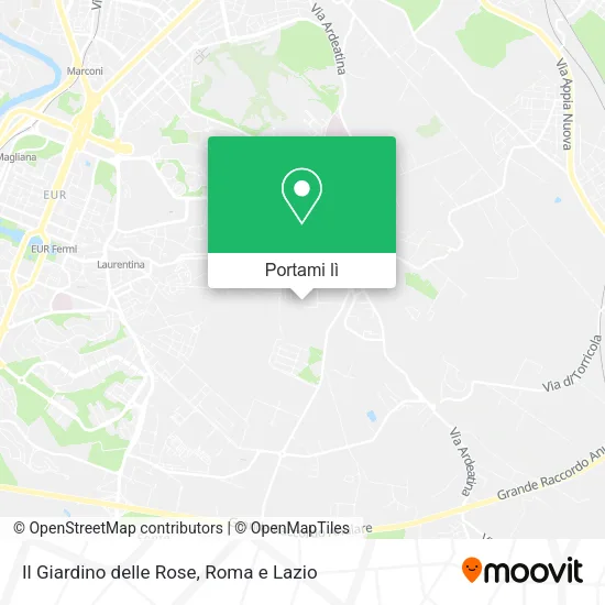 Mappa Il Giardino delle Rose