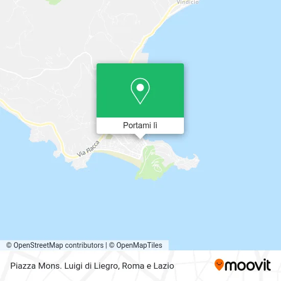 Mappa Piazza Mons. Luigi di Liegro